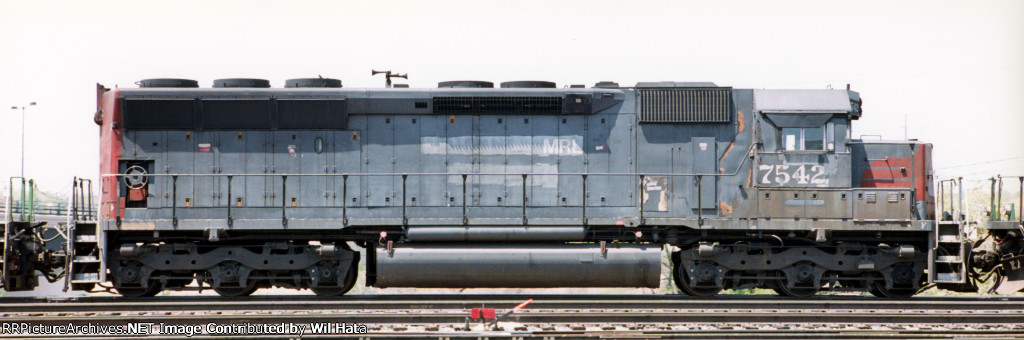 Montana Rail Link SD45R 7542